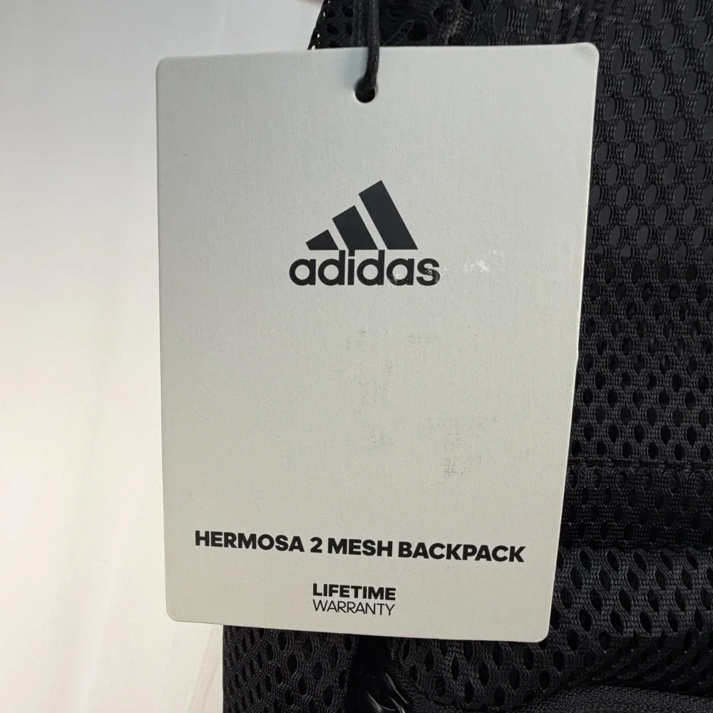 adidas Hermosa 2 Mesh Backpack Black See-Through, Transparent, One Size,